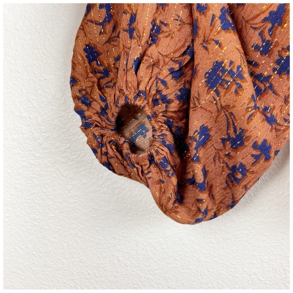 Jens Pirate Booty Wildflower‎ Tarot Blouse in Rust Size Small - Picture 8 of 10